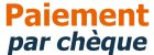 Logo Paiement Chèque